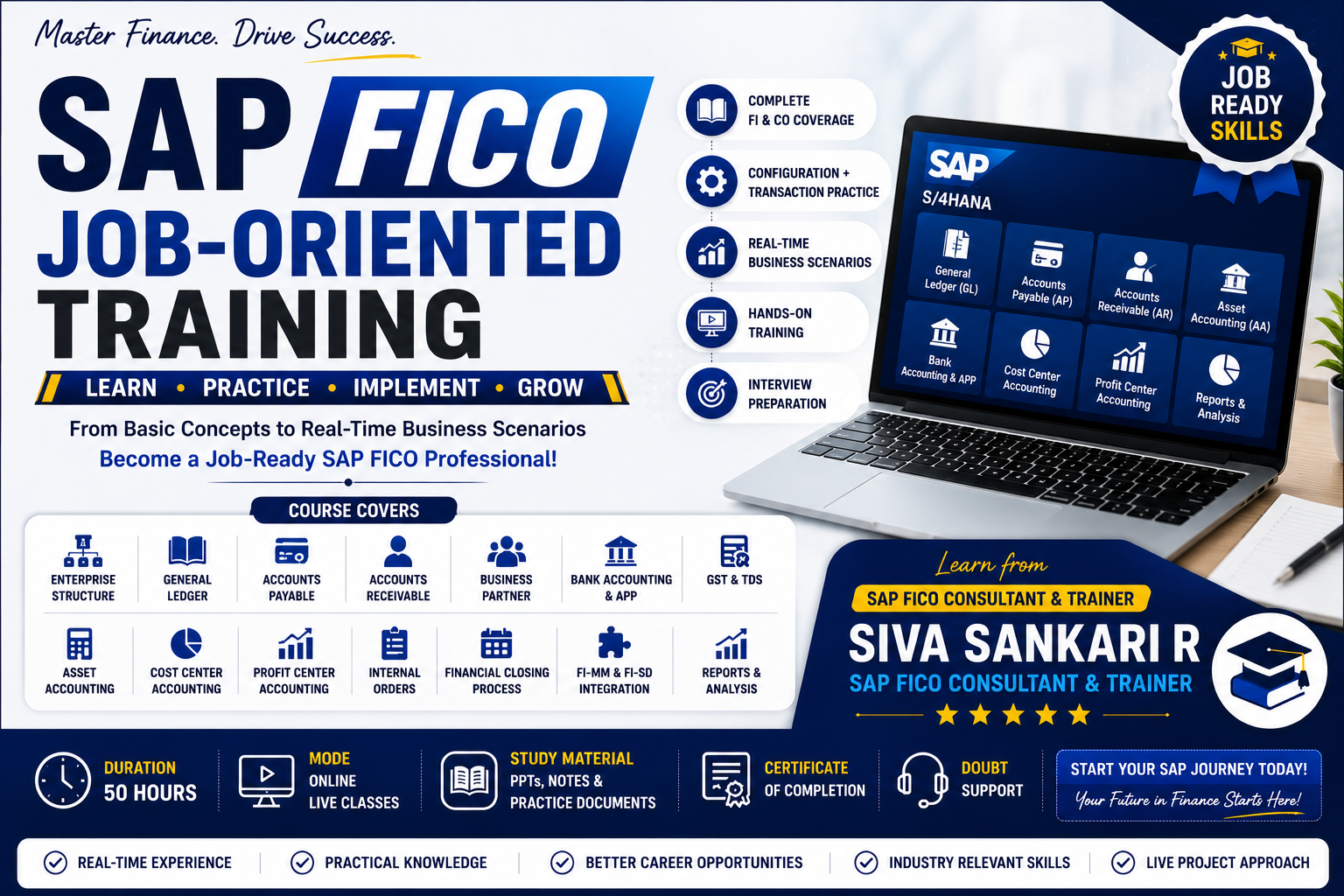 SAP FICO Job-Oriented Training